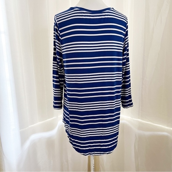 Merona striped tunic top Size Large - Picture 3 of 5